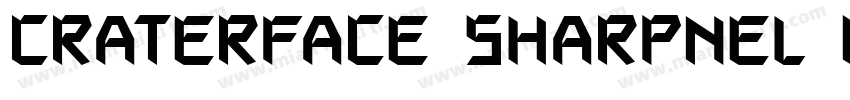CRATERFACE SHARPNEL BB字体转换